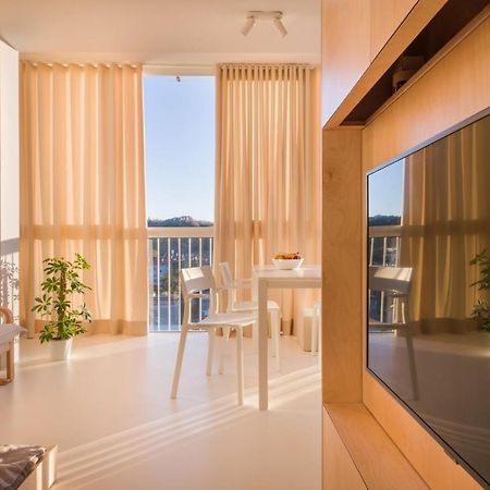Elegant Studio Apartment With Panoramic View Nova Gorica Bagian luar foto